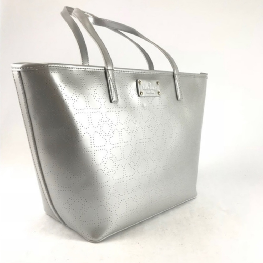 Kate Spade New York / Harmony Tote Bag Silver / Like New